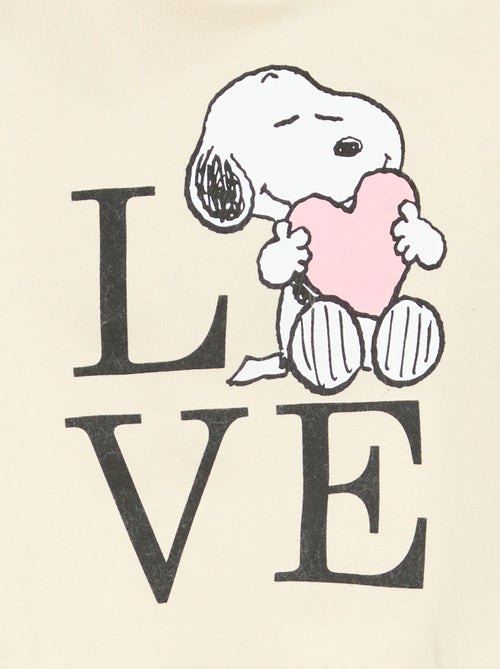 Sweater 'Snoopy' met ronde hals - Kiabi