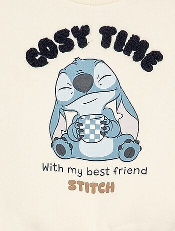 Sweater 'Stitch' 'Disney' met ronde hals