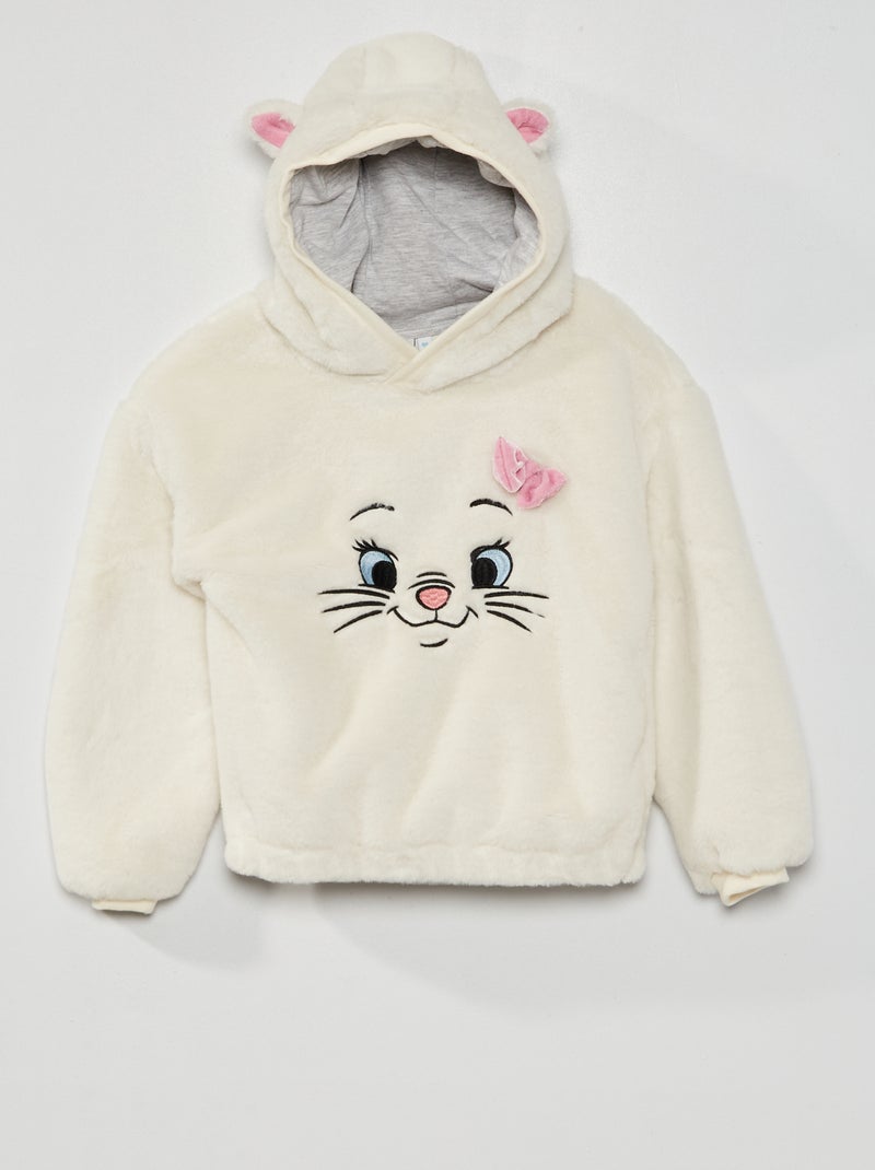 Sweater van badstoftricot 'Marie' WIT - Kiabi