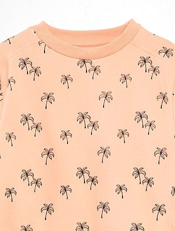 Sweater van dunne joggingstof met motiefje