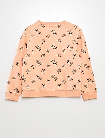 Sweater van dunne joggingstof met motiefje