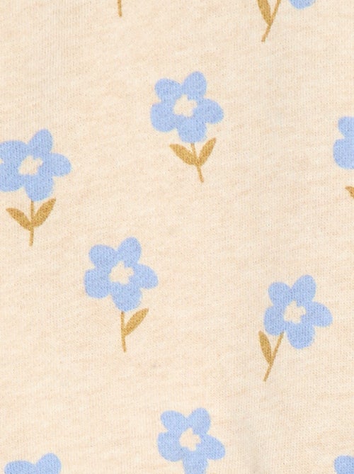 Sweater van fleece met motief - Kiabi