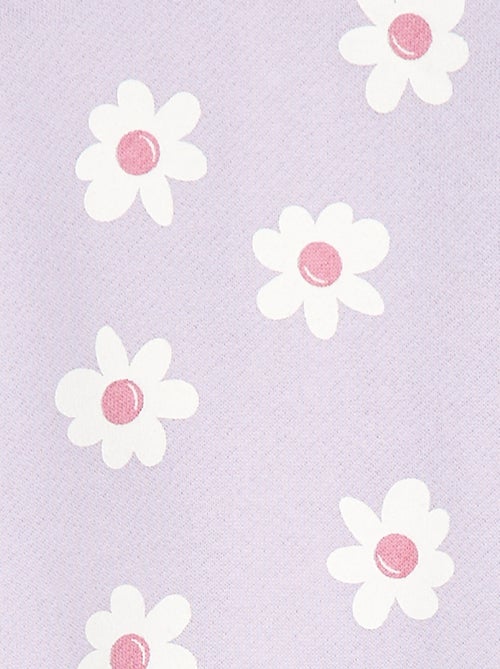 Sweater van fleece met motief - Kiabi