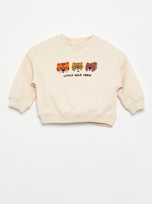 Sweater van French Terry - Kiabi