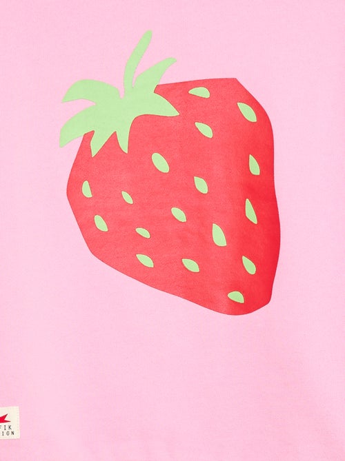 Sweater van French Terry met print op de voorkant - Kiabi