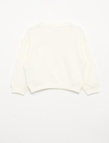 Sweater van French terry