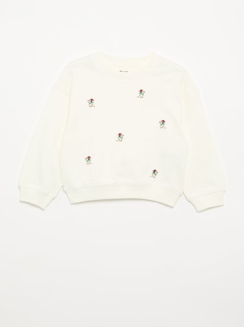 Sweater van French terry - Kiabi