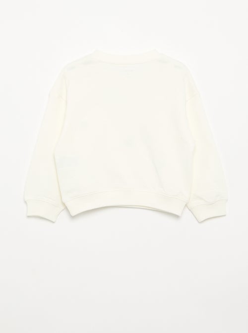Sweater van French terry - Kiabi