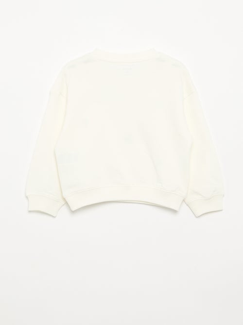 Sweater van French terry - Kiabi
