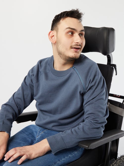 Sweater van jerseytricot - Gemakkelijk aan te trekken collectie - Kiabi