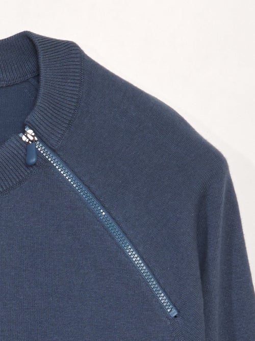 Sweater van jerseytricot - Gemakkelijk aan te trekken collectie - Kiabi