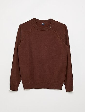 Sweater van jerseytricot - Gemakkelijk aan te trekken collectie