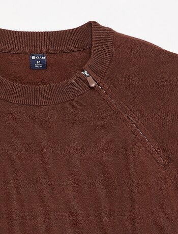 Sweater van jerseytricot - Gemakkelijk aan te trekken collectie