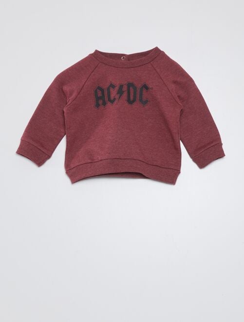 Sweater van joggingstof 'AC/DC' - Kiabi