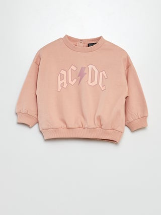 Sweater van joggingstof 'AC/DC'