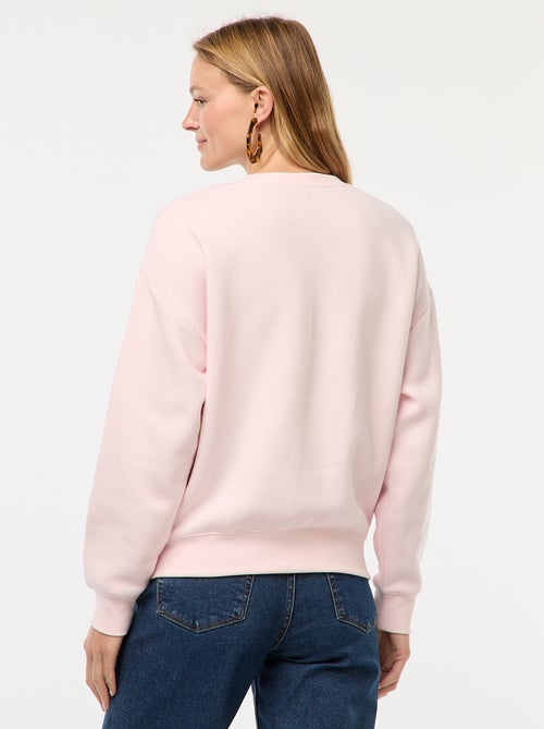 Sweater van joggingstof met opschrift - Kiabi Sweater van joggingstof met opschrift - Kiabi