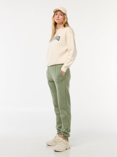 Sweater van joggingstof met opschrift - Kiabi Sweater van joggingstof met opschrift - Kiabi