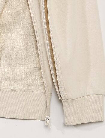 Sweater van joggingstof met print - So Easy