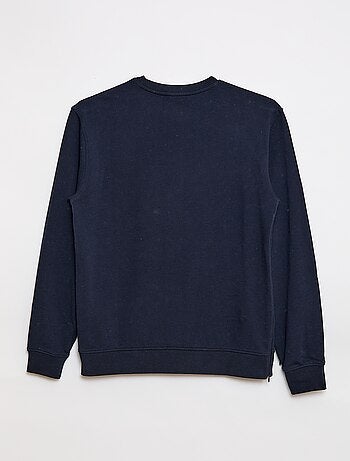 Sweater van joggingstof met print - So Easy