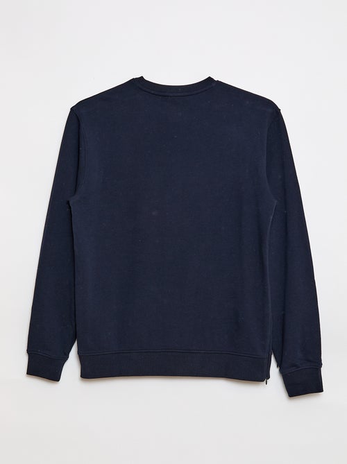 Sweater van joggingstof met print - So Easy - Kiabi