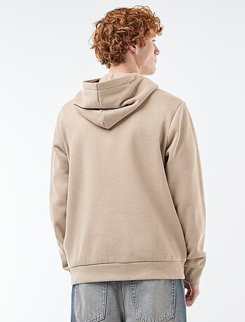 Sweater van joggingstof met print