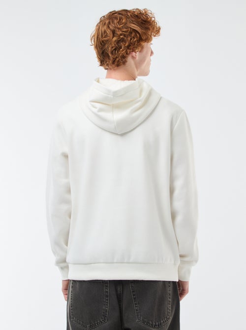 Sweater van joggingstof met print - Kiabi