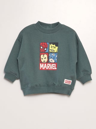 Sweater van joggingstof met ronde hals 'Marvel' 'Avengers'