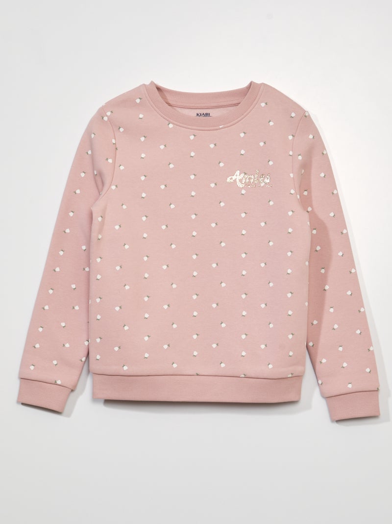 Sweater van joggingstof ROSE - Kiabi