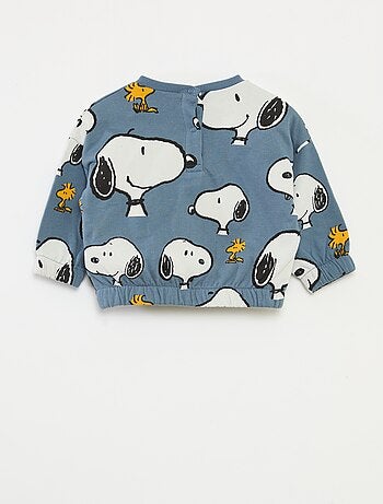 Sweater van joggingstof 'Snoopy'