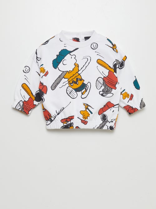 Sweater van joggingstof 'Snoopy' - Kiabi