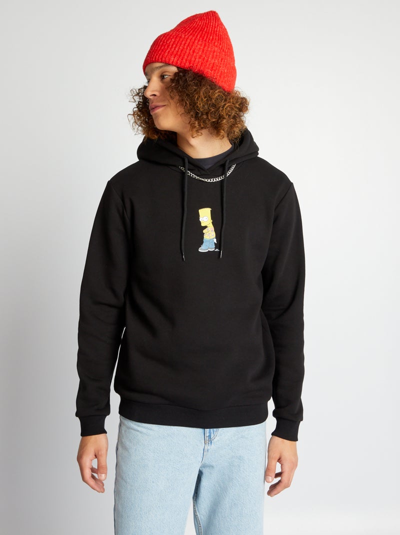 Sweater van joggingstof 'The Simpsons' ZWART - Kiabi