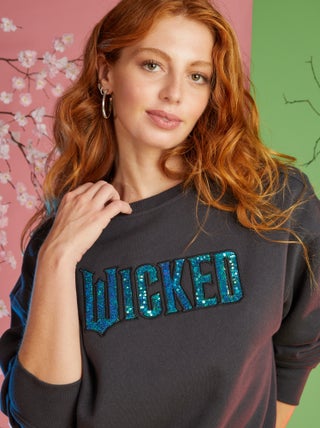 Sweater van joggingstof 'Wicked'