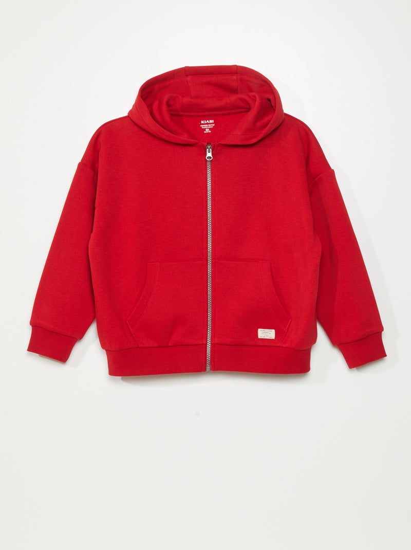 Sweater van joggingstof WIT - Kiabi
