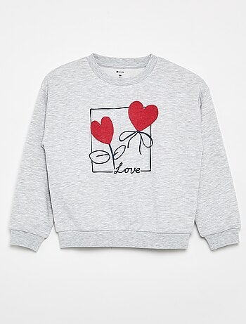 Sweater van lichte joggingstof