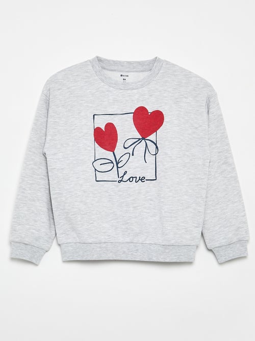 Sweater van lichte joggingstof - Kiabi