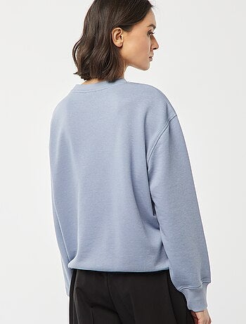 Sweater van lichte joggingstof met Fender-print