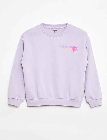 Sweater van lichte joggingstof