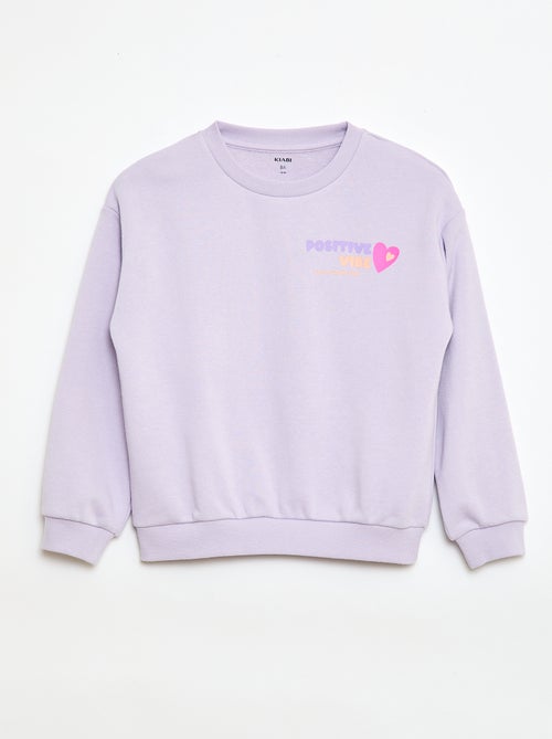 Sweater van lichte joggingstof - Kiabi