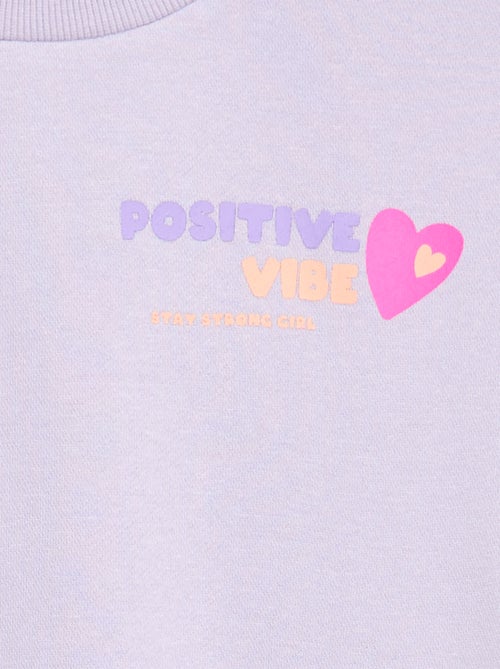 Sweater van lichte joggingstof - Kiabi