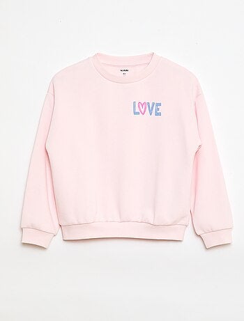 Sweater van lichte joggingstof