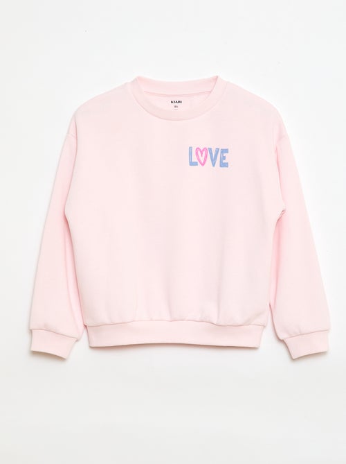 Sweater van lichte joggingstof - Kiabi