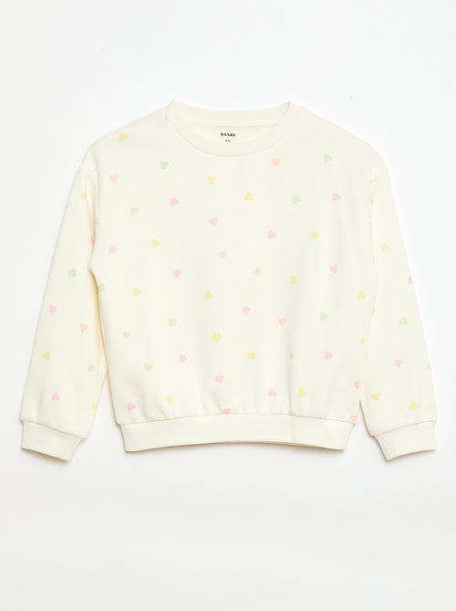 Sweater van lichte joggingstof - Kiabi