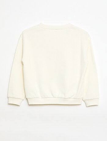 Sweater van lichte joggingstof