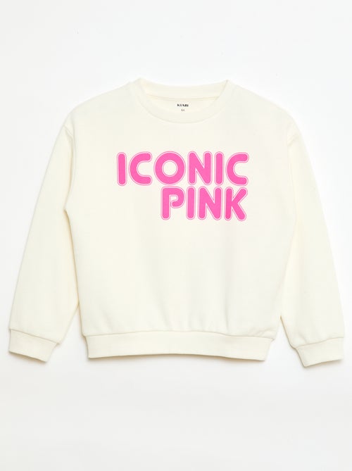 Sweater van lichte joggingstof - Kiabi