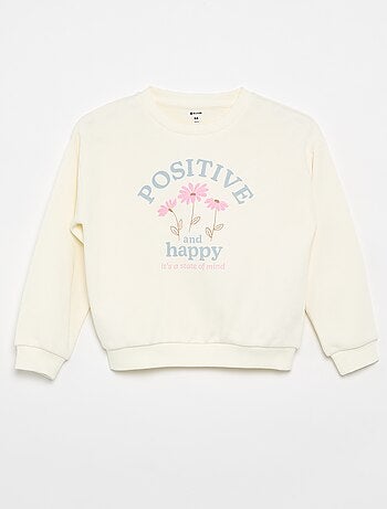 Sweater van lichte joggingstof
