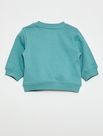 Sweatshirt van lichtgewicht joggingstof met print