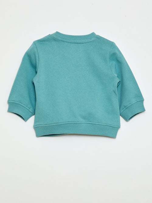 Sweater van lichte sweaterstof met print - Kiabi