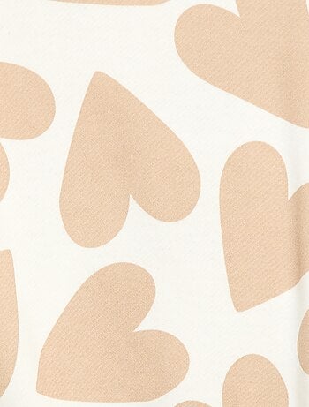 Sweater van lichtgewicht joggingstof met print