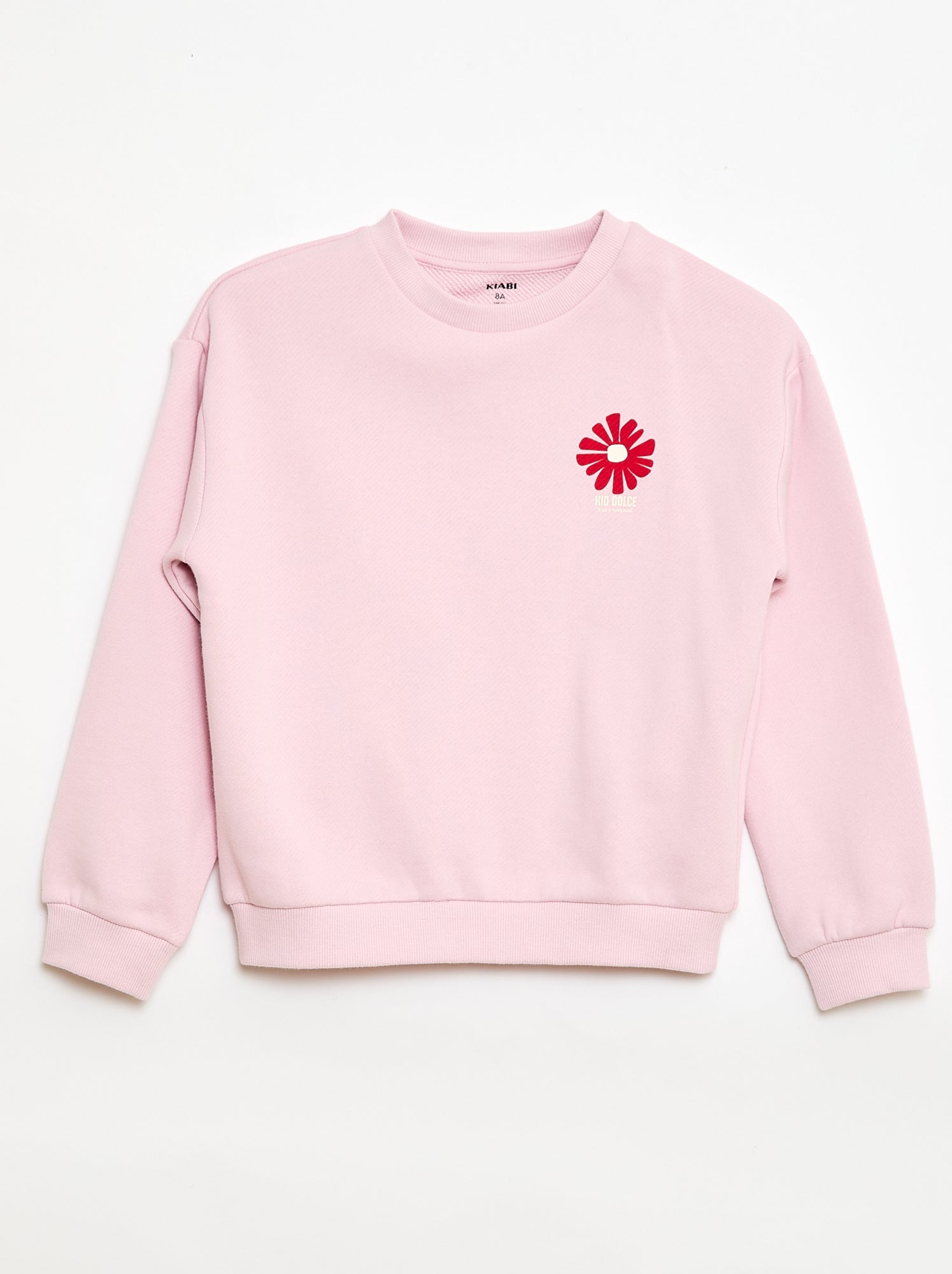 Sweater van lichtgewicht joggingstof met print