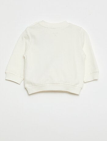 Sweatshirt van lichtgewicht joggingstof met print